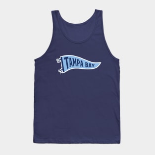 Tampa Bay Pennant - Navy Tank Top